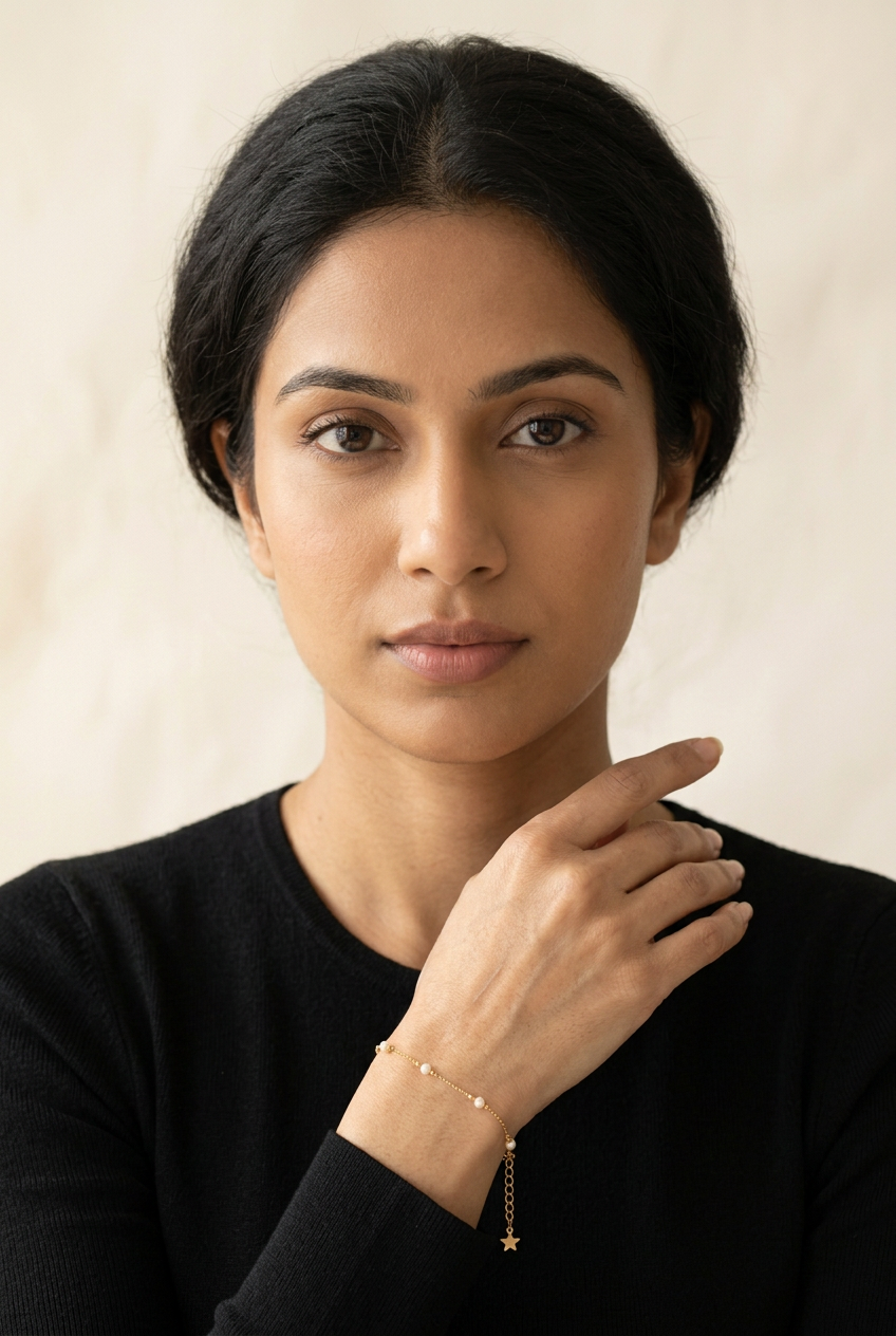 Roselle Bracelets editorial portrait